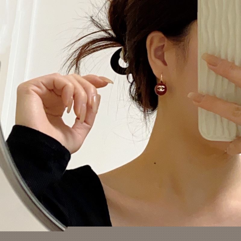 Ch*el earrings